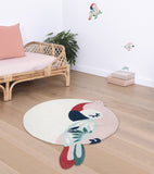 TROPICA - Lasten matto - Papukaija (vaaleanpunainen)