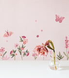 MAGENTA - Seinätarrat - Kukkia ja perhosia